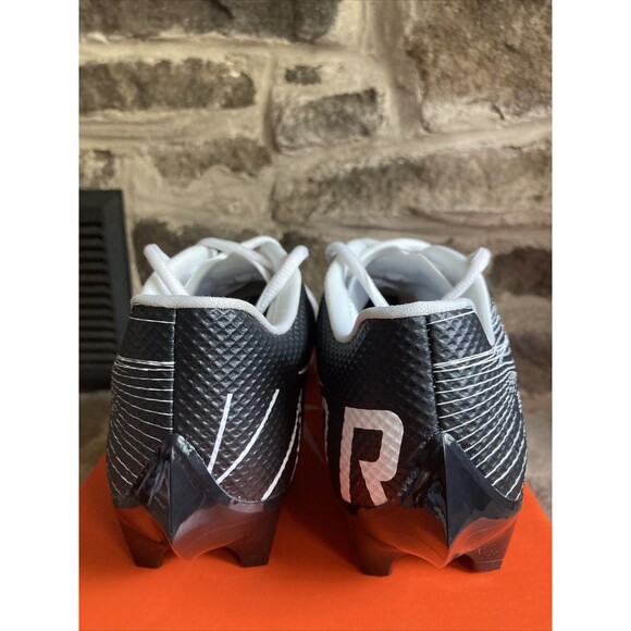 Nike Vapor Edge Speed 360 Black White Oreo Football Cleats Men Size 9 CD0082-014 - Picture 5 of 7